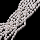 glass tear drop pearl beads in 6x9mm