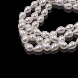 glass tear drop pearl beads in 13x18mm