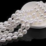 glass tear drop pearl beads in 8x12mm