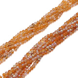 Crackle beads with and without AB in size 4mm