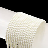 non trace beads in Ivory color