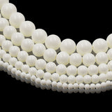 non trace beads in Ivory color