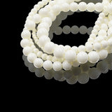 non trace beads in Ivory color