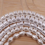 Glass shaped pearl beads