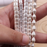 Glass shaped pearl beads