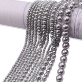 high quality crystal pearl beads in light grey color