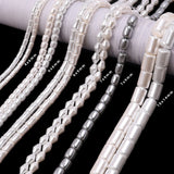 Shaped glass pearl beads