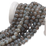 Floral glass beads