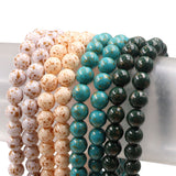 non trace beads with gold dots