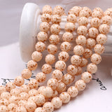 non trace beads with gold dots