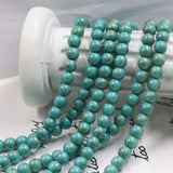 non trace beads with gold dots