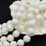 non trace beads in ivory color big size 18mm