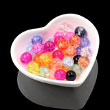 crackle glass beads