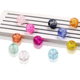 crackle glass beads