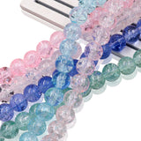 crackle glass beads