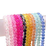 crackle glass beads