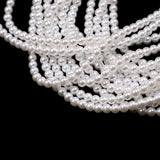high quality crystal glass pearl beads in size 2.5mm