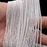 high quality crystal glass pearl beads in size 2.5mm