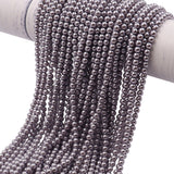 high quality crystal pearl beads in mauve color