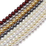 high quality crystal glass pearl beads in big size 12mm