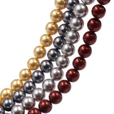 high quality crystal glass pearl beads in big size 12mm