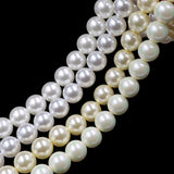 high quality crystal glass pearl beads in big size 12mm