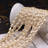 glass tear drop pearl beads in 5x8mm