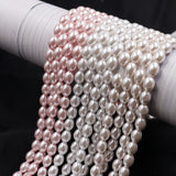 glass rice pearl beads in 6x8mm