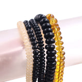Crystal rondelle beads