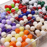 non trace beads in mixed colors loose beads packaging