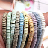 Anion oxide stone beads heishi spacer in size 1x4mm