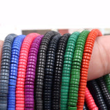 Anion oxide stone beads heishi spacer in size 1x4mm