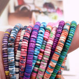 Anion oxide stone beads heishi spacer in size 1x4mm