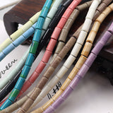 Anion oxide stone beads in size 4x8mm