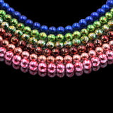 Glass drawing beads