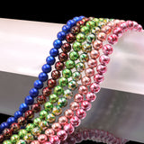 Glass drawing beads