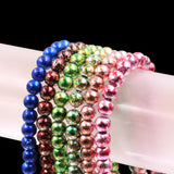 Glass drawing beads