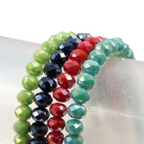 Crystal rondelle beads
