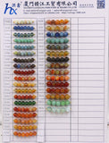 Lab created crystal stone beads in 8mm 10mm